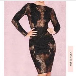 House Of CB Black Nolita Dress